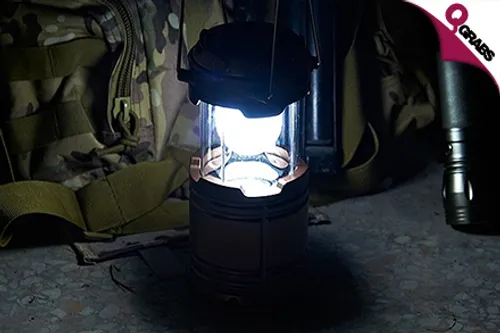 From QR39 Be Prepared with a Solar Camping Light - Works for Emergencies Too! (Up to QR118 Value)